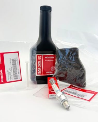KINDZA Genuine Tune up kit for Honda EU1000i Include Genuine 17211-ZT3-000 air Filter, Genuine Fuel Strainer 16952-Z39-C90, Motor Oil 10w-30, Genuine Spark Plug 98056-55777 CR5HSB