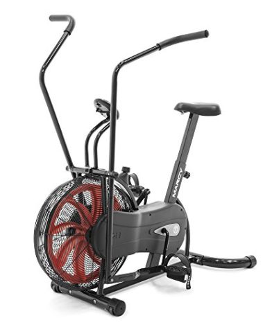 Marcy Fan Exercise Bike with Air Resistance System – Red and Black – NS-1000