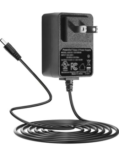 15V DC Power Supply Adapter Compatible with Litter Robot2 3 4 Open Air Self Cleaning Cat Litter Box, Litter Robot Power Supply,Litter Robot Power Cord 6.6FT (DC 5.5mm x 2.1mm/5.5mm x 2.5mm Plug)