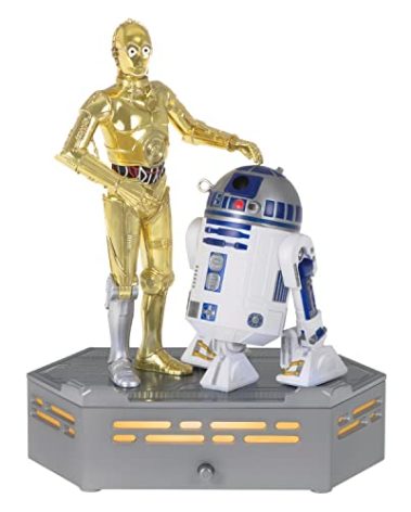 Hallmark Keepsake Christmas Ornament 2022, Star Wars: A New Hope Collection C-3PO and R2-D2, Light and Sound, May the 4th
