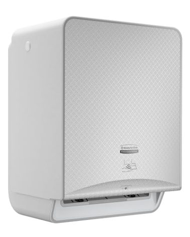 Kimberly-Clark Professional ICON Automatic Hard Roll Paper Towel Dispenser (58710), White Mosaic Faceplate, Wall Mounted, for Commercial Hand Towels (Qty 1)