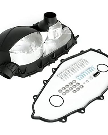 KUAFU Outer Clutch Cover Compatible with 2014-Current Can-Am Maverick Commander 1000R Replacement for 420212286 Black