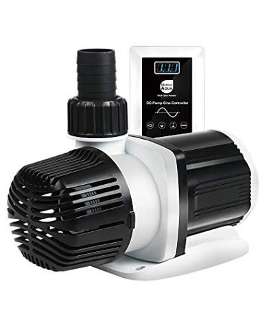 Orlushy DC-4000 Silent Swirl Controllable DC aquarium Pump 25W 1050GPH-marine wavemaker return pump with sine wave Controller for salt/Freshwater coral reef fish tank sump Circulation