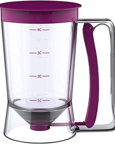 Pancake Cupcake Batter Dispenser - Perfect Baking Tool for Cupcakes Waffles, Muffin Mix, Crepes, Cake or Any Baked Goods