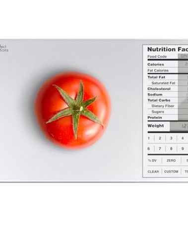 Greater Goods Nutrition Food Scale for Meal Planning and Portion Control with Food Code Booklet & App (Non-Connected, Non-Backlit Model)