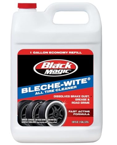 Black Magic 800002222 Bleche-Wite Tire Cleaner Concentrate - 1 Gallon