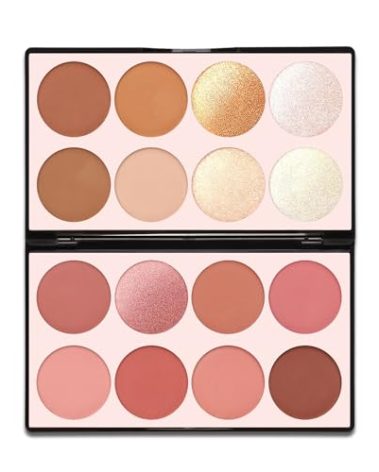 16 Colors Contour Palette Make up - Blush Highlighters Bronzer Powder All in one Makeup Palettes Contour Kit - Face Cosmetics Gifts for Women Beauty for Festivals (SET1)