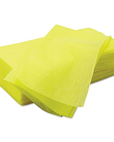 Pack of 50 Dust Clothes Chicopee 0213 Masslinn 14.4-inch x 24-inch Heavy Duty Yellow Dusting Wiper Cloth for Furniture, Printers, Electronics, No Spray Needed