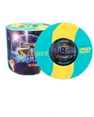 50 Pack 3" 8cm Mini Recordable Blank DVD-R Discs Disk for DVD VCR Video Camera 1.4GB/30min 1-8X