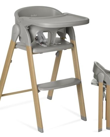 Evolur Nimbus Highchair in Dark Grey