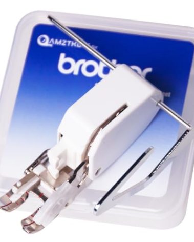 AMZTKDIY Walking Foot Presser Foot– Precision Sewing Attachment W/Guide for Brother Sewing Machines Even Feeding Quilting and Sewing