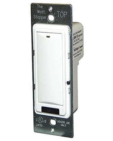 Wattstopper Lmsw-101-W Digital Switch, 1 Button, Infrared, White