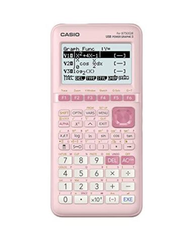 Casio fx-9750GIII Graphing Calculator | Natural Textbook Display | Python Programming | Ideal for Exams, STEM & Advanced Math | Pink