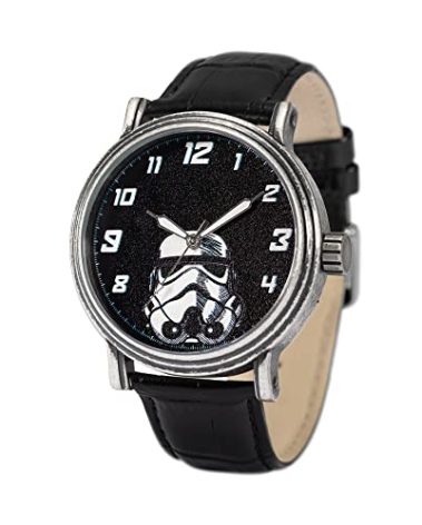 STAR WARS Adult Vintage Analog Quartz Watch, Silver/Black