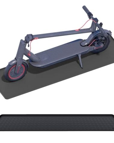 Floor Protection Mat for Electric Scooter | 48" x 15" in | Waterproof, Non-Slip, Durable, Easy Clean | Protects Floor from Dirt, Scratches, Moisture | Perfect for Home, Office, Garage (Dark Gray)