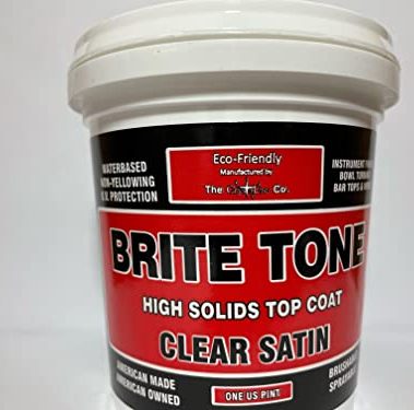CrystaLac Brite Tone High Solids Polyurethane Instrument Finish 8 oz Mini (Clear Satin)