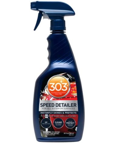 303 Automotive Speed Detailer - Instantly Shines & Protects, Perfect for in Between Washes, Provides Superior UV Protection, Helps to Repel Dust & Dirt, 32oz (30246CSR) Packaging May Vary