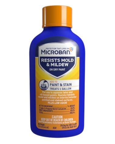 MICROBAN 1.5 oz. Fungicidal Paint Additive – Resists Mold & Mildew