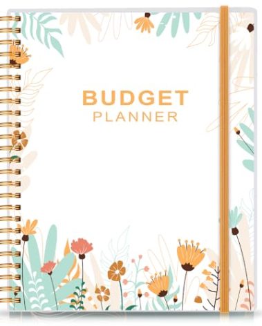 Budget Planner - Monthly Finance Organizer with Expense Tracker Notebook to Manage Your Money Effectively, Undated Finance Planner/Account Book, Start Anytime, 1 Year Use, A5, Yellow Flower