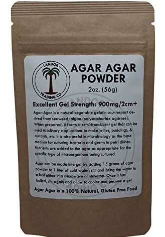 Agar Agar Powder 2 Ounces - Excellent Gel Strength