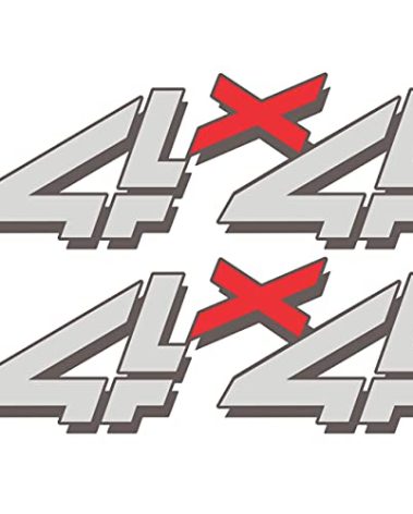 4x4 Decals for Trucks Chevy Silverado 1998-2007 Bed Side 1500 2500 HD (Die-Cut (Peel & Stick))