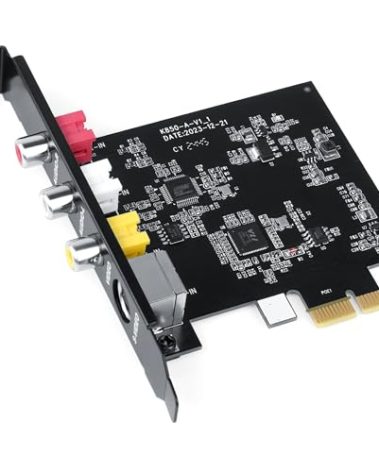 DigitPro PCIE Video Capture Card, PCIE Video Capture Board, HDMI Capture Card for Streaming and Video Gaming, Pass-Through with Ultra-Low Latency on Windows 8, 10, 11 and Linux Systems