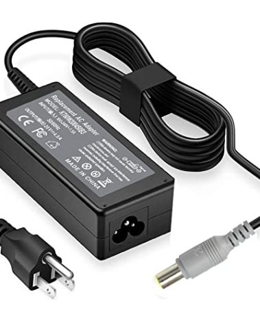 BYTEC 90W AC Adapter Laptop Charger Compatible with Lenovo Thinkpad T60 T61 T400 T410 T420 T420s T500 T520 T530 X201 X220 X230 X140e X120e X60 E420 E430 E530 E535 SL500 SL510 Power Supply