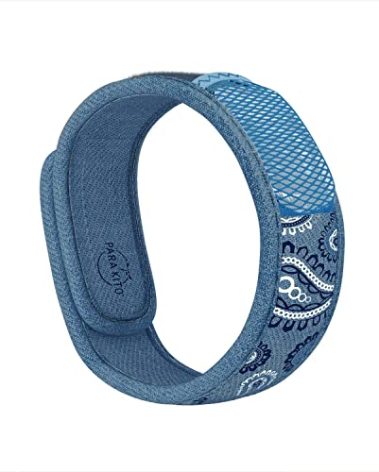 PARA'KITO Mosquito Insect & Bug Protection Wristband - Mosquito Stickers, Bug Spray Alternative - Summer Essentials, Beach Accessories, Hiking, Camping Essentials - Natural Essential Oils (Blue Jeans)