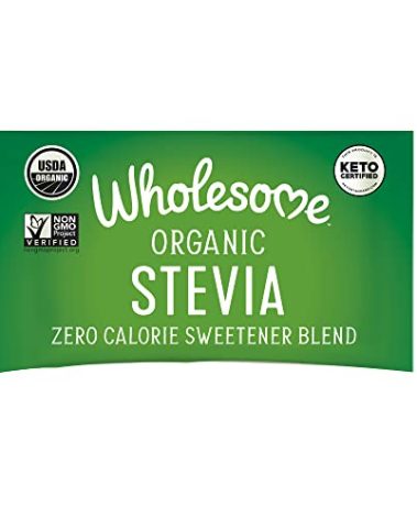Wholesome Sweeteners Organic Stevia, 1000 Count Packets, Zero Calorie Sweetener Blend, Keto Friendly, Non GMO, Gluten Free & Vegan