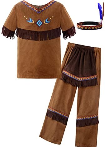 ReliBeauty Thanksgiving Costume Boys Kids Dress Outfit,5/120