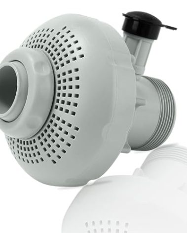 12355 Large Inlet Air Nozzle Compatible with Intex 1900-2450gph Pumps, Pool Inlet Air Nozzle for Intex 18' and Larger Pools, Strainer Grid Nozzle Kit Replacement Parts - 1 Pack
