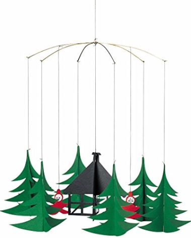 Pixies in The X Hanging Mobile - 11 Inches - High Quality - Handmade in Denmark by Flensted