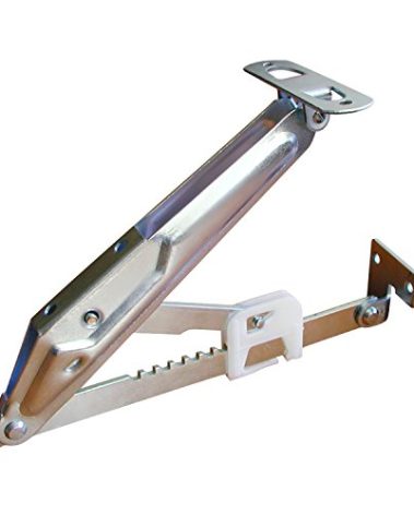 Rok Hardware Ratchet Headrest Fitting for Beds, Desk Lids, Drafting Tables, and Drawing Boards, Steel