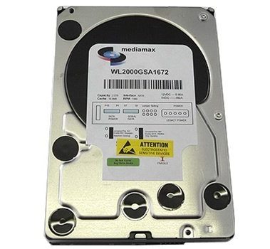 White Label 2 Terabyte (2TB) 16MB Cache 7200RPM SATA2 3.5" Internal Desktop Hard Drive (For PC, Mac, CCTV DVR, NAS) - w/ 1 Year Warranty