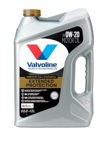 Valvoline Extended Protection Full Synthetic 0W-20 Motor Oil 5 Quart