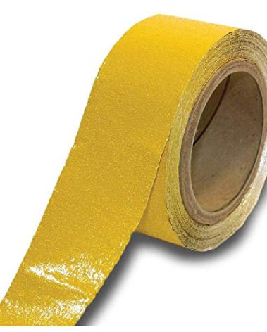 ifloortape DuraMark Yellow Reflective Foil Outdoor Pavement Marking Tape, Conforms to Rough or Smooth Asphalt and Concrete Surfaces (2 Inches x 50 Feet per Rolls)