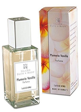 Tikimaster Island Bath & Body Plumeria Vanilla Perfume 1.6oz.
