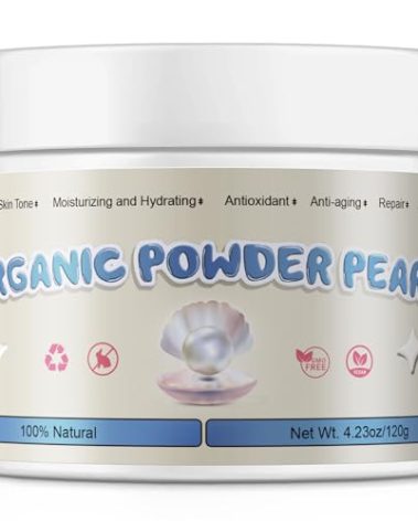 Zlimer Organic Pearl Powder [120g] | 100% Natural Skin Brightening & Anti-Aging | Hydrates, Reduces Wrinkles, Improves Elasticity | Radiant Glow for Face & Body | Resealable Jar | 1 PSC