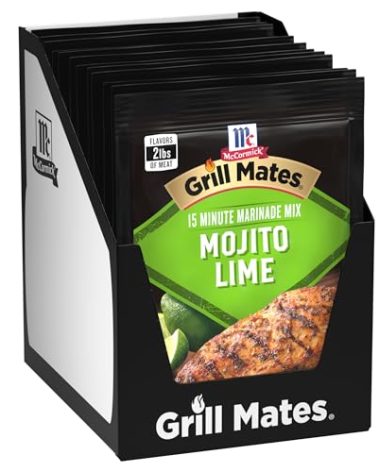 McCormick Grill Mates Mojito Lime Marinade Mix, 1.06 oz (Pack of 12)