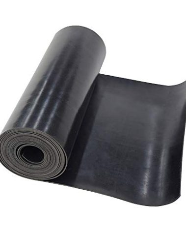 DOBTIM Neoprene Rubber Strips 1/16 (.062)" Thick X 8" Wide X 10' Long,Solid Rubber Rolls Use for Gaskets DIY Material,Sealing,Bumpers,Protection,Flooring, Black