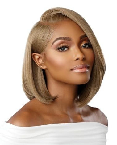 Sensationnel Bare Lace 13X6 Wigs - Unit 3 Lacefrontal Glueless Synthetic 180 Degree Preplucked Hairline (LIGHTASHBROWN)