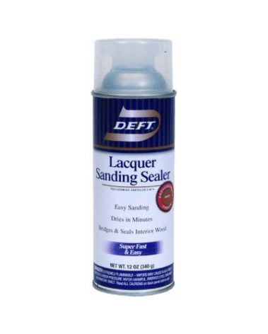 Deft 37125015138 Lacquer Sanding Sealer Spray, 12-Ounce