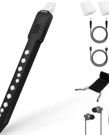 Vangoa EWI-100 Portable Mini Digital Electronic Wind Instrument Synthesizer Rechargeable with Removable Mouthpiece for Kids Adults Beginners