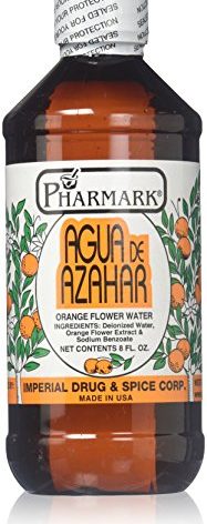Agua De Azahar Orange Flower-Blossom Water, 8 Fl Oz (Pack of 2)