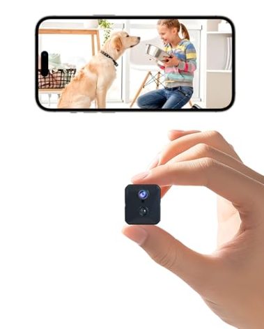 4K Spy Camera, True Wireless Hidden Camera, 2.4G WiFi Needed, Spy Cam Home, 30-Day Standby, Portable Cordless Security Camera with Cloud/SD Storage, Auto Night Vision, More Precise Motion Detection