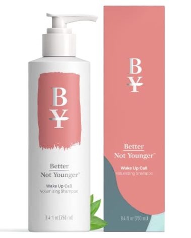 Better Not Younger Wake Up Call Volumizing Biotin Shampoo 8.4 fl oz – Designed for Women Over 40 with Thinning Hair - Volumizes, Lifts & Nourishes - Sulfate Free, Color - Safe Shampoo for Fine Hair.