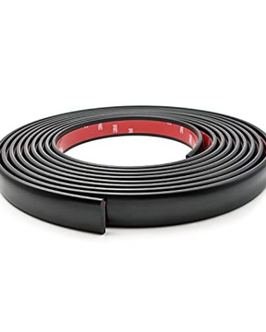 Dawn Enterprises ES12618-PK Universal Fit Matte Black Body Side Molding Trim Pack 18' Protection for Cars, Trucks, Vans, and More