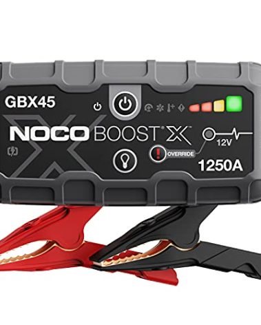 NOCO Boost X GBX45: 1250A UltraSafe Jump Starter – 12V Lithium Battery Booster Pack, Portable Jump Box, Power Bank & Jumper Cables - for 6.5L Gas and 4.0L Diesel Engines