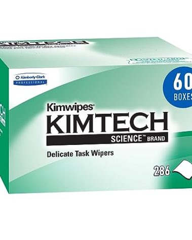 Kimtech Science Kimwipes Delicate Task Wipes (34155), Pop-Up Box, White (60 Boxes of 286 Sheets, 17,160 Sheet Total)