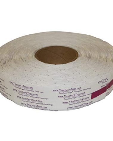 Duraco Teachers Tape™ Bulk Pack (2000 Pieces per roll), Double-Sided Removable Foam Tape for Wall Mounting